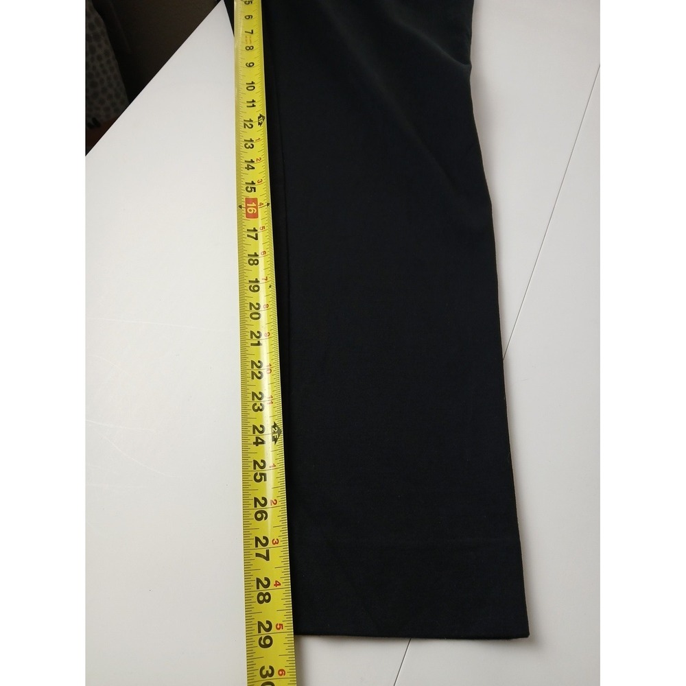 J Jill Black Pull On Ponte Knit Slim Leg Pants Women's Size Medium Viscose Bld - Picture 13 of 16